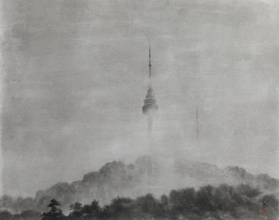 南山霽色圖