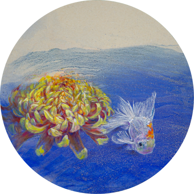 金箔系列：四君子之菊
