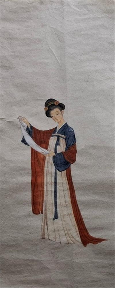 閨閣清事(一)《展卷聽香》
 